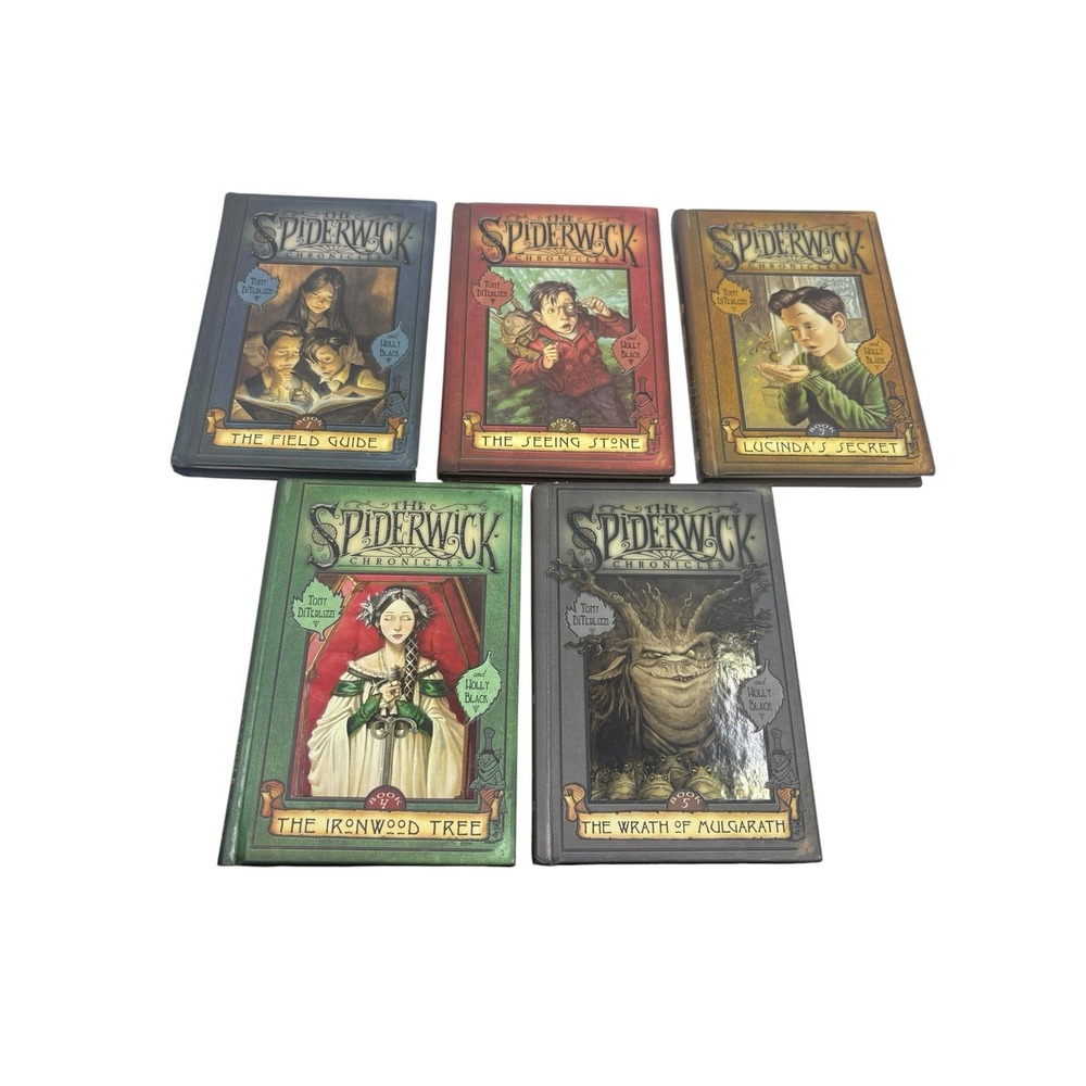 The Spiderwick Chronicles Books 1-5 By Tony DiTerluzzi And Hilly Black